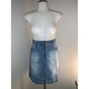 Denim Mini Skirt